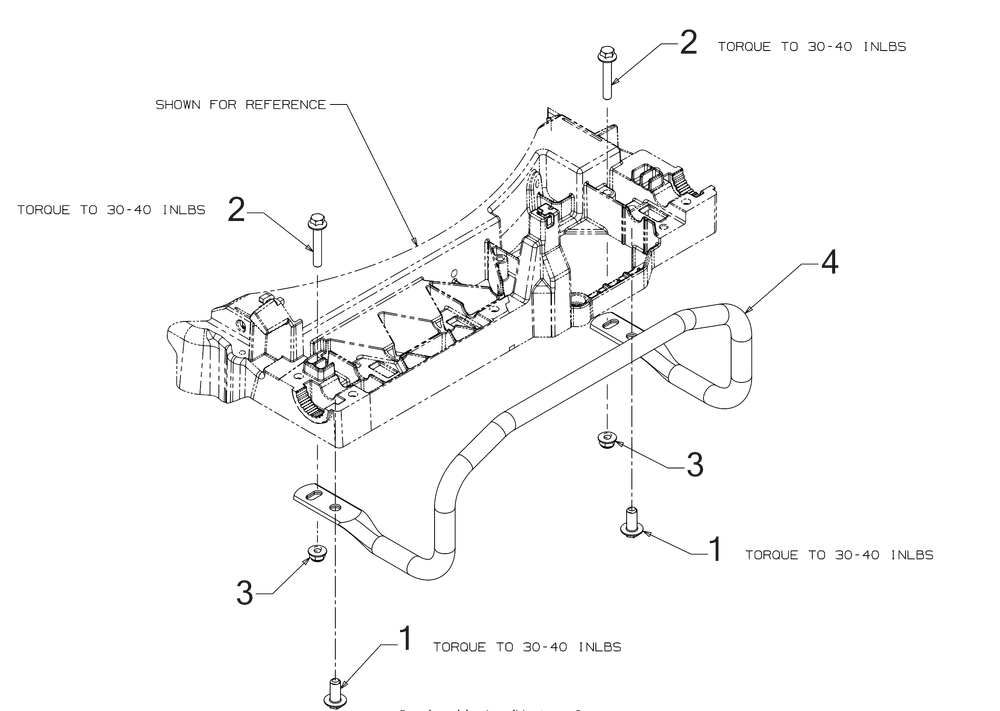 Bumper Diagram and Parts List for (12AEN2S7710)(2020) Cub Cadet Lawn Mower